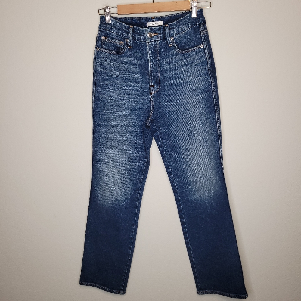 Good American Good Curve Indigo Denim Jeans Size 28